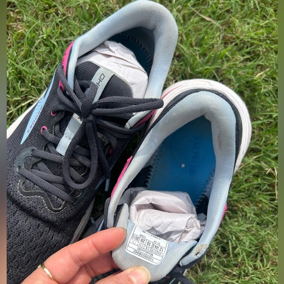 Brooks Ghost Max Ebony Open Air Lilac women’s running sneakers Sz-12.  T - Picture 8 of 16